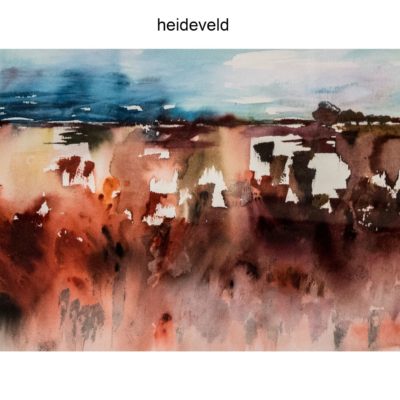 623 heideveld acq 64x33cm A4 verkocht