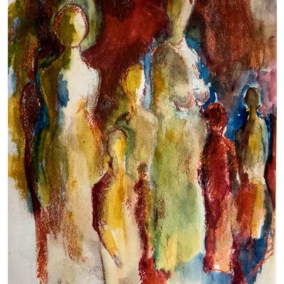 624 mensen acq 30x39cm A4 verkocht