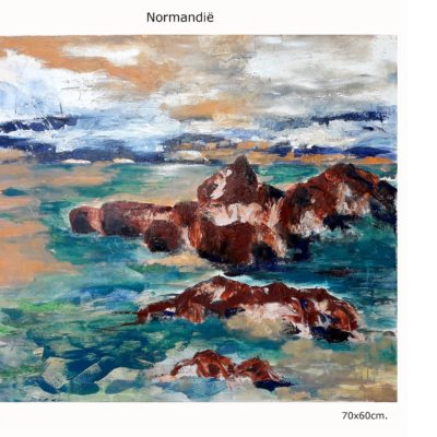 638 Normandie 70x60 m tekst verkocht