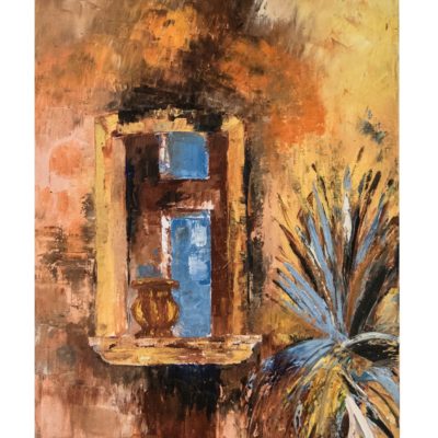 650 ruïne olie 40x60cm A4 m 150
