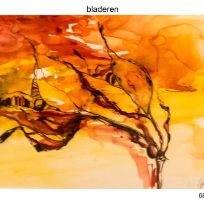 654 bladeren 68x46cm aquarel JPG 90