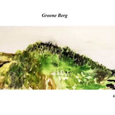 663 Groene Berg 65x24cm olie IMG_4692 m 80