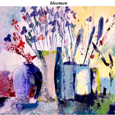 670 bloemen 60x50cm olie A4 165