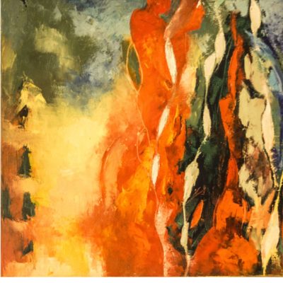 671 Abstract 80x80cm olie IMG_4715 m verkocht