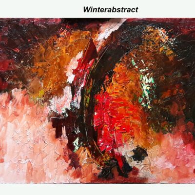 681 winterabstract 70x50cm olie 210