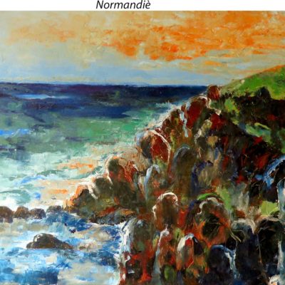 710 Normandiè 80x70cm olie m 80