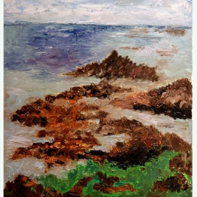 726 kust Normandie olie 60x80cm 150