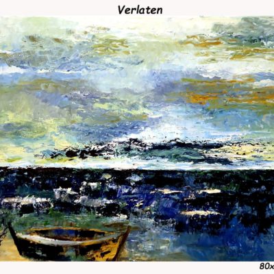 902 Verlaten 80x60cm Olie A4 150