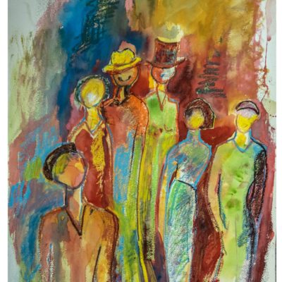 924 Carnaval gecomb 65x50cm IMG_3406 100